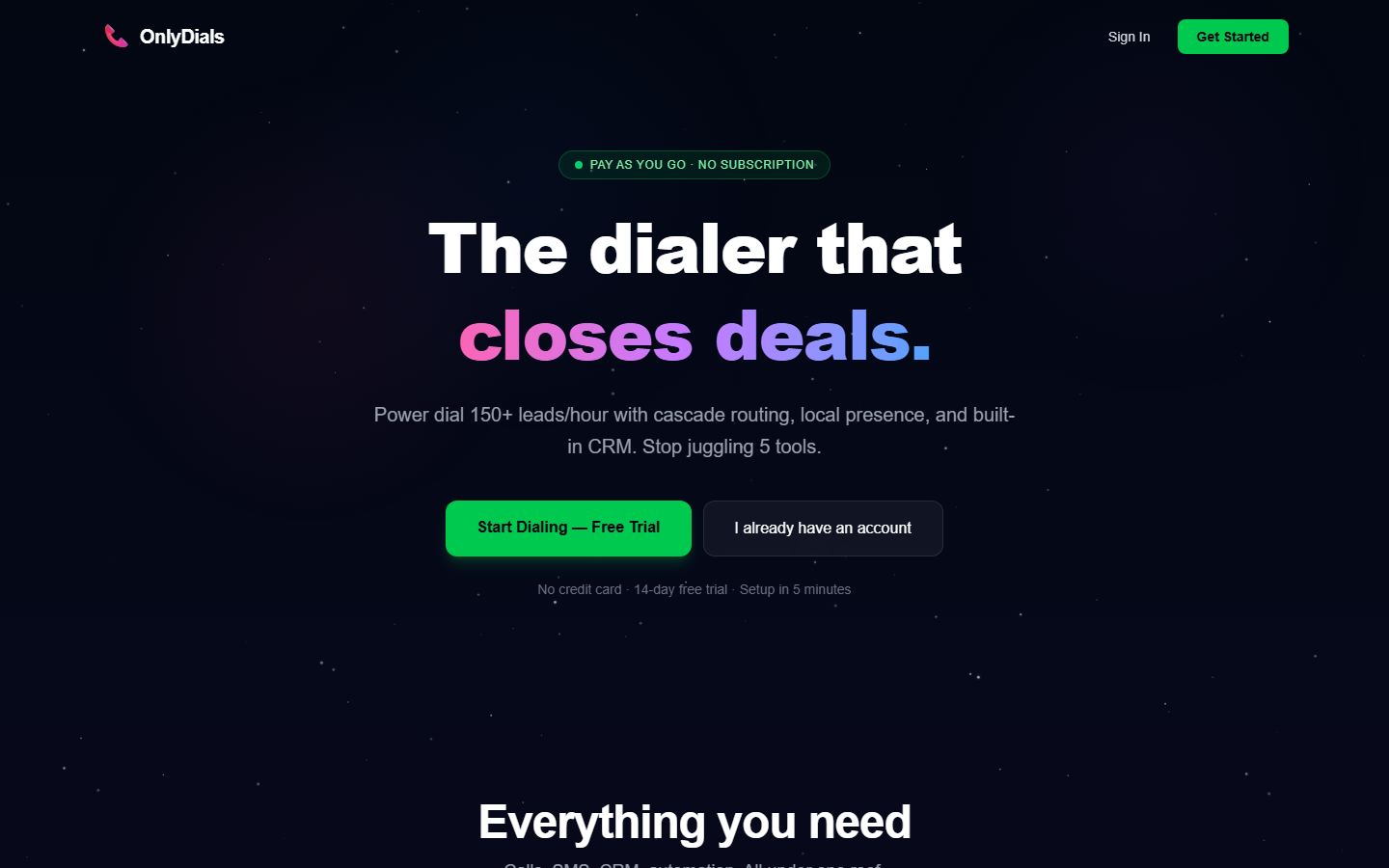 OnlyDialer (Power Dialer)